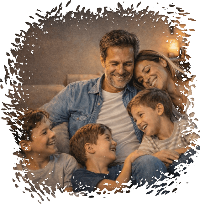 Foto de uma Família Católica (Foto meramente ilustrativa)